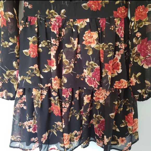 Kacia Dress from Alter'd State.
Medium. Black Floral. - Picture 7 of 7